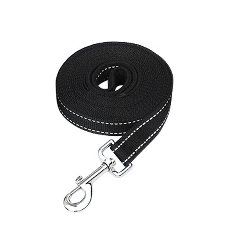 10m Pet Tracking Towing Leash Multifunctional Dog Walking Leashes - Black