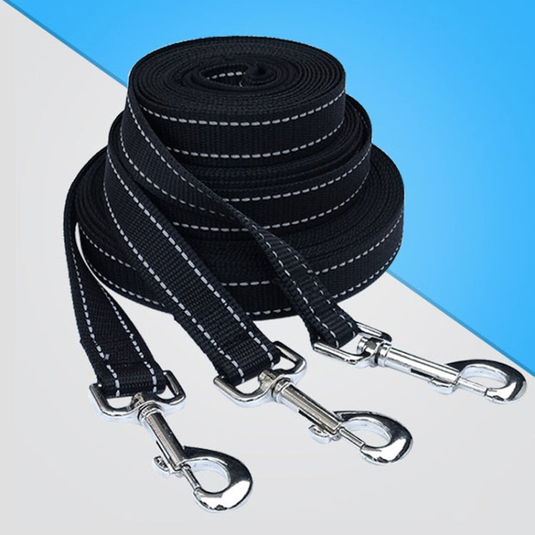 20m Pet Tracking Towing Leash Multifunctional Dog Walking Leashes - Black