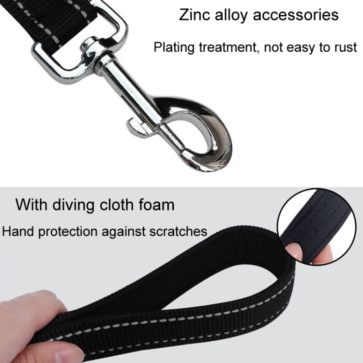 20m Pet Tracking Towing Leash Multifunctional Dog Walking Leashes - Black
