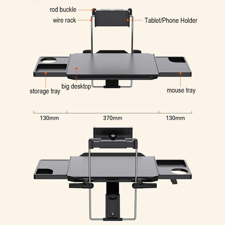 SHUNWEI Car Dining Table Rear Foldable Storage Rack Computer Stand, SD-1528D