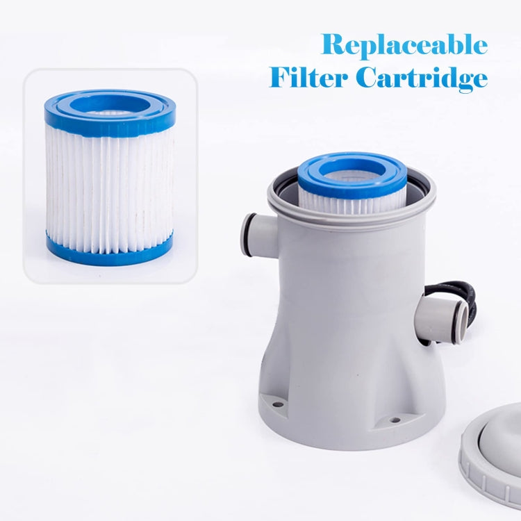 JY-051 110V-240V 330 Gallon Swimming Pool Filter Pump Pool Circulating Cleaner, Spec: UK Plug