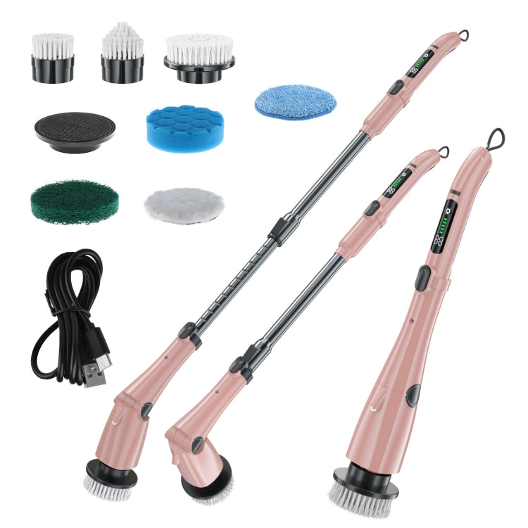 Multifunctional Long and Short Dual Purpose Electric Cleaning Brush Kitchen Bathroom Window Floor Brush
