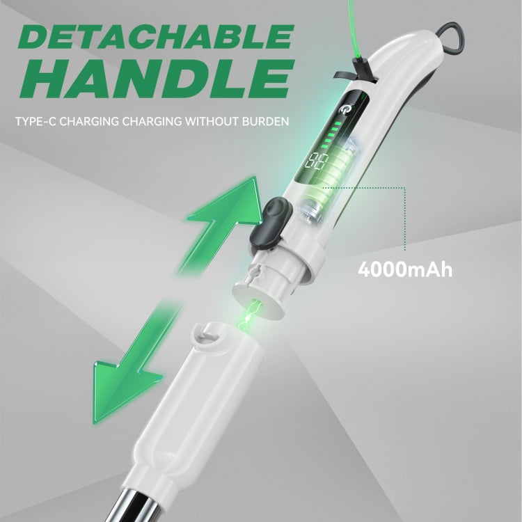 Multifunctional Long and Short Dual Purpose Electric Cleaning Brush Kitchen Bathroom Window Floor Brush