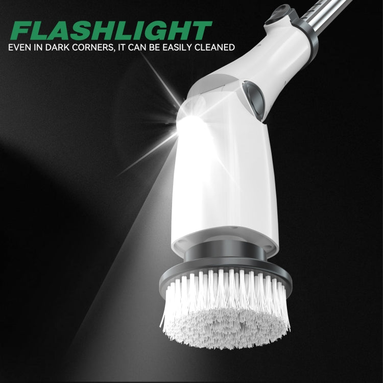 Multifunctional Long and Short Dual Purpose Electric Cleaning Brush Kitchen Bathroom Window Floor Brush