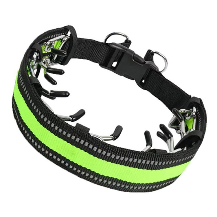 Pet Training Stimulating Chain Collar Anti-Burst Punch Dog Corral, Size: S