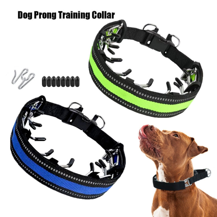 Pet Training Stimulating Chain Collar Anti-Burst Punch Dog Corral, Size: S