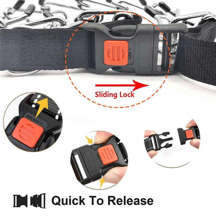 Pet Training Stimulating Chain Collar Anti-Burst Punch Dog Corral, Size: S