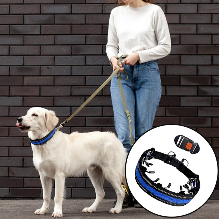 Pet Training Stimulating Chain Collar Anti-Burst Punch Dog Corral, Size: S