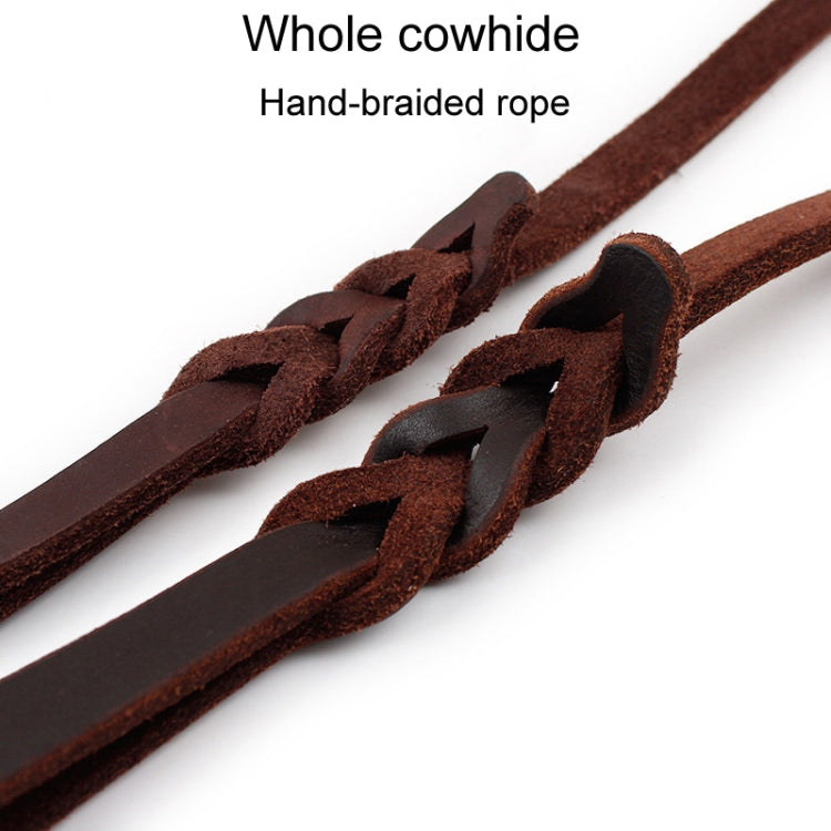 1.2 x 300cm Pet Outing Cowhide Towing Leash Dog Training Harness