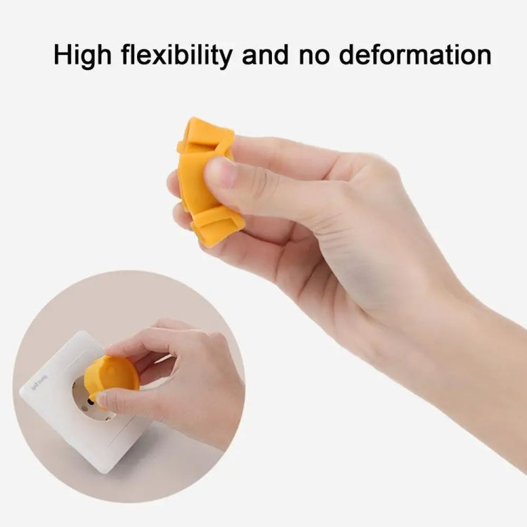 EU Plug Socket Silicone Cover Children Anti-electric Shock and Dustproof Protective Cover