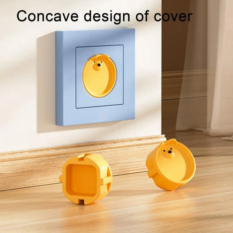 EU Plug Socket Silicone Cover Children Anti-electric Shock and Dustproof Protective Cover