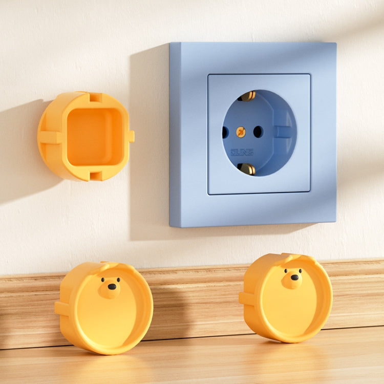 EU Plug Socket Silicone Cover Children Anti-electric Shock and Dustproof Protective Cover