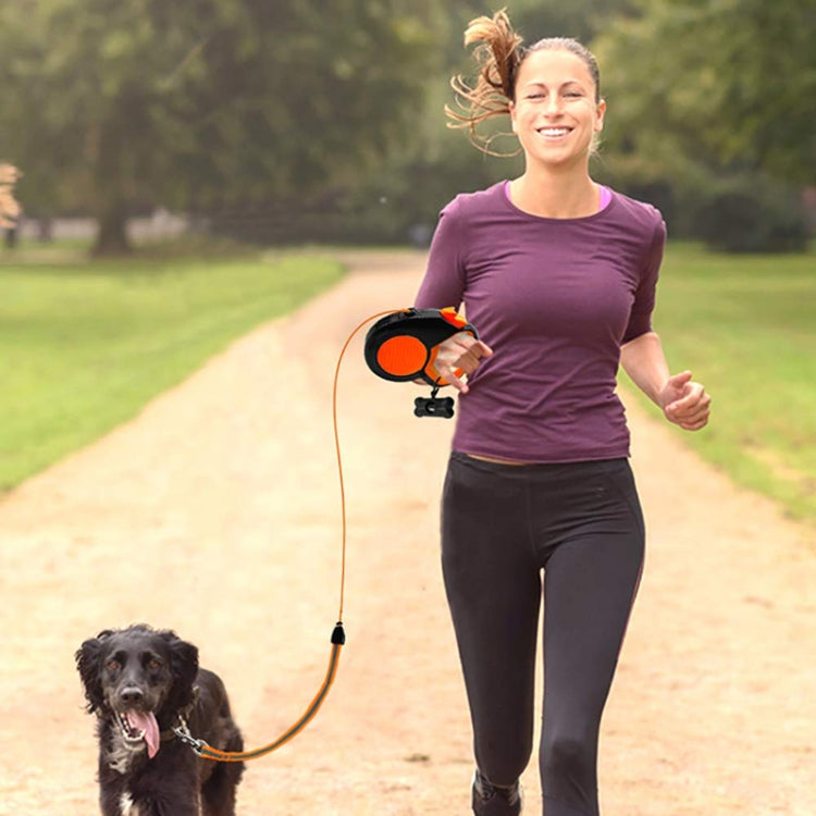 8m Pet Automatic Retractable Towing Leash Night Reflective Dog Walking Tractor
