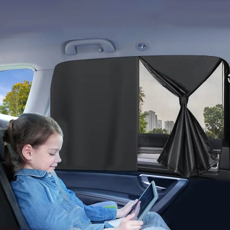 Car Magnetic Summer Sun Protection Insulating Privacy Curtain, Specification: Co-pilot Arc