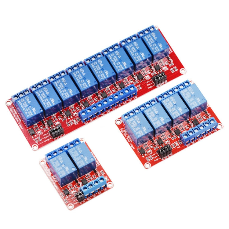 8 Way 5V Relay Module With Optocoupler Isolation Supports High And Low Level Trigger Expansion Board