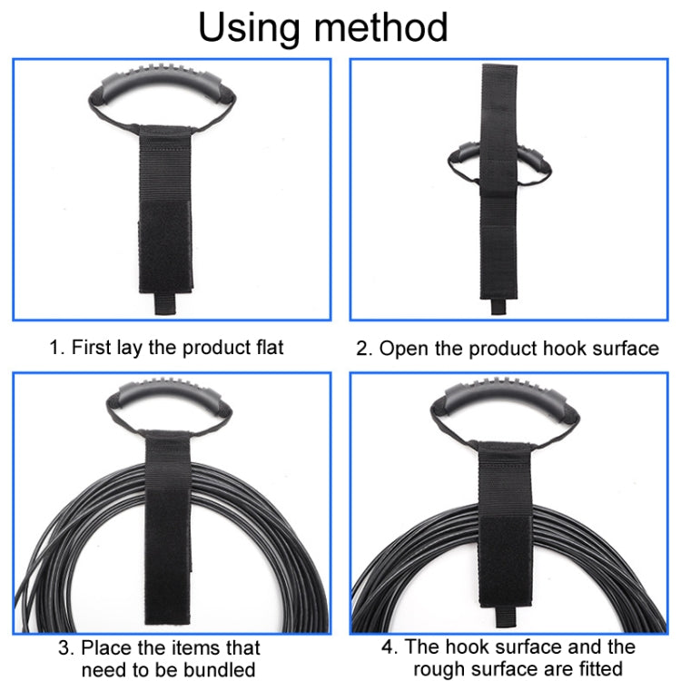 Weighted Storage Packing Tape Portable Hose Organization Tying Strap, Specification: M