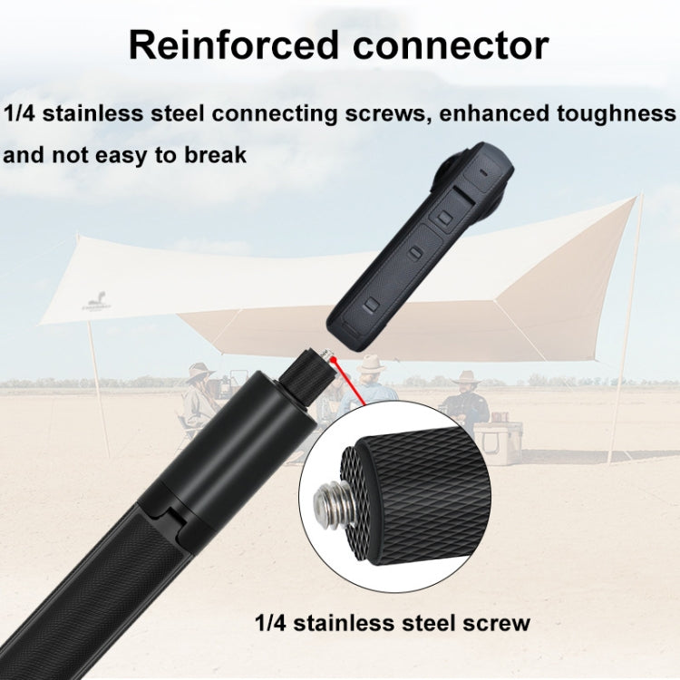 1.22m For Insta360 One X Retractable Integrated Camera Panoramic Invisible Selfie Stick Tripod - YZ712