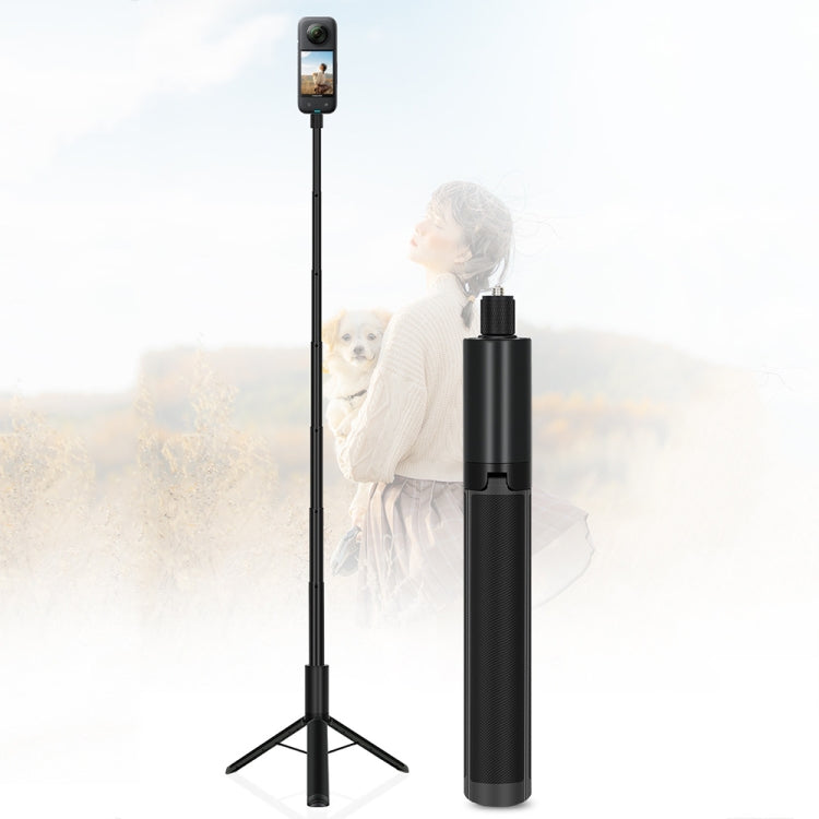 1.22m For Insta360 One X Retractable Integrated Camera Panoramic Invisible Selfie Stick Tripod - YZ712