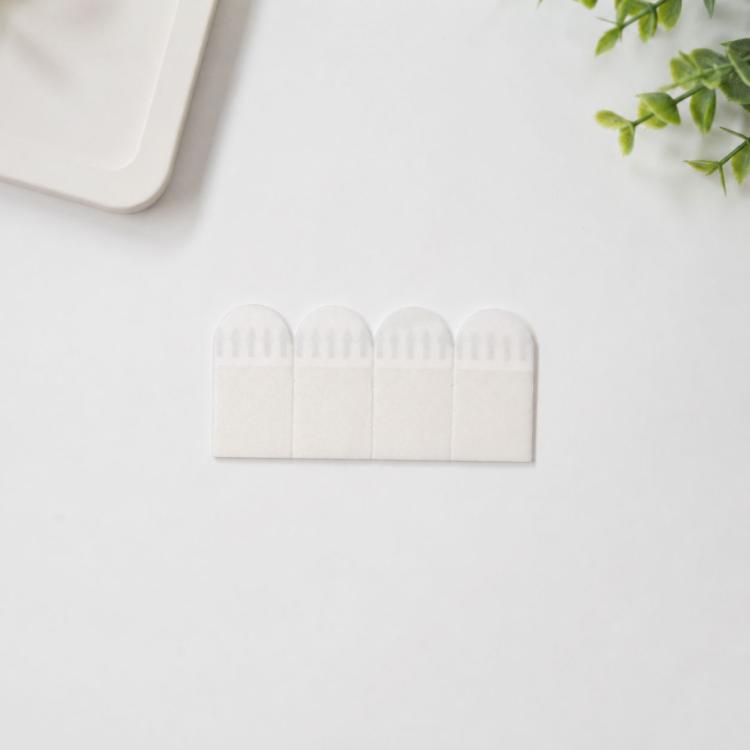 16 x 29mm 12pcs /Pack Strong Stainless Adhesive Removable Sticky Hooks Household Fixing Tearable Backing Stickers