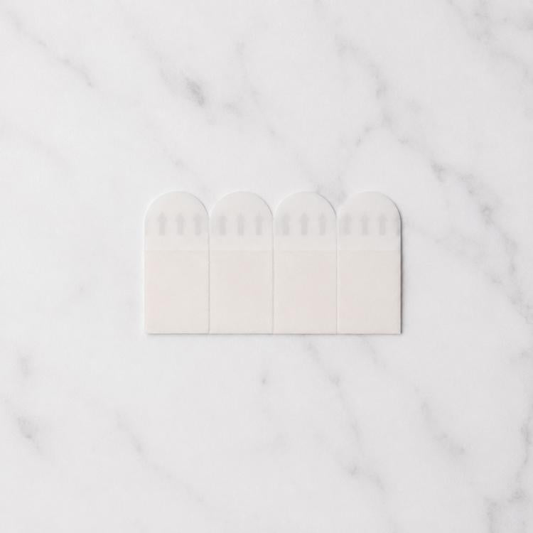 16 x 46mm 12pcs /Pack Strong Stainless Adhesive Removable Sticky Hooks Household Fixing Tearable Backing Stickers