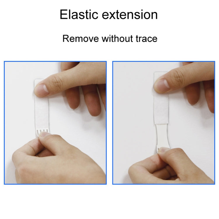 16 x 29mm 12pcs /Pack Strong Stainless Adhesive Removable Sticky Hooks Household Fixing Tearable Backing Stickers