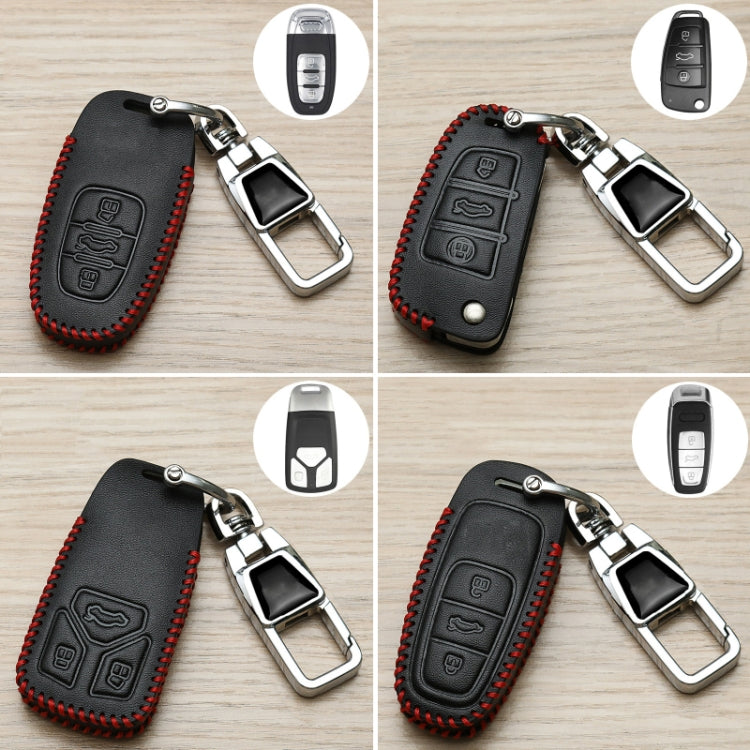 For Audi A Car Folding Key Cover Multifunctional Keychain Anti-lost Number Plate