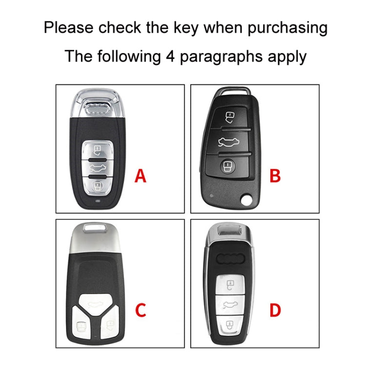 For Audi A Car Folding Key Cover Multifunctional Keychain Anti-lost Number Plate