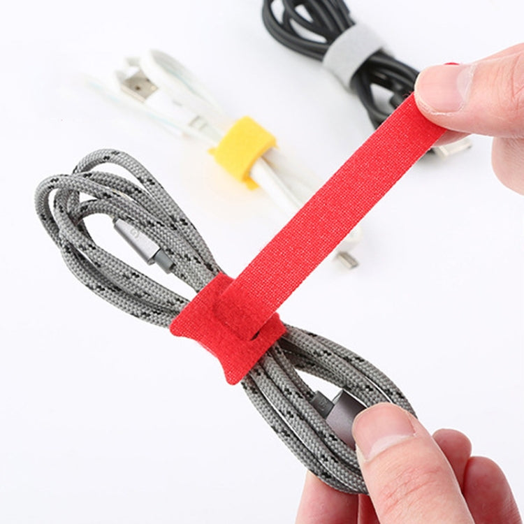 20pcs Nylon Fixed Packing Tying Strap Data Cable Storage Bundle, Model: 12 x 200mm Red