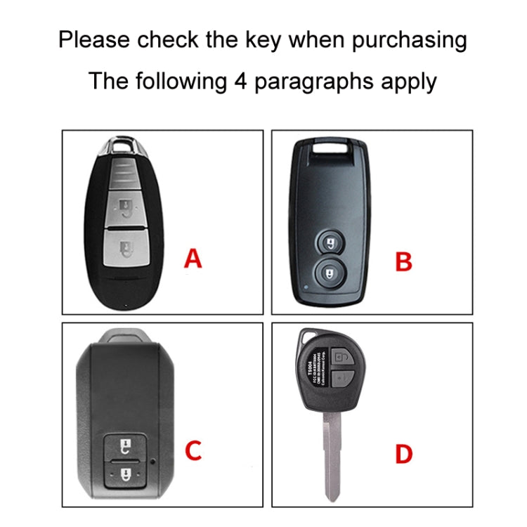 For Suzuki D Car Key Cover Multifunctional Keychain Anti-lost Number Plate