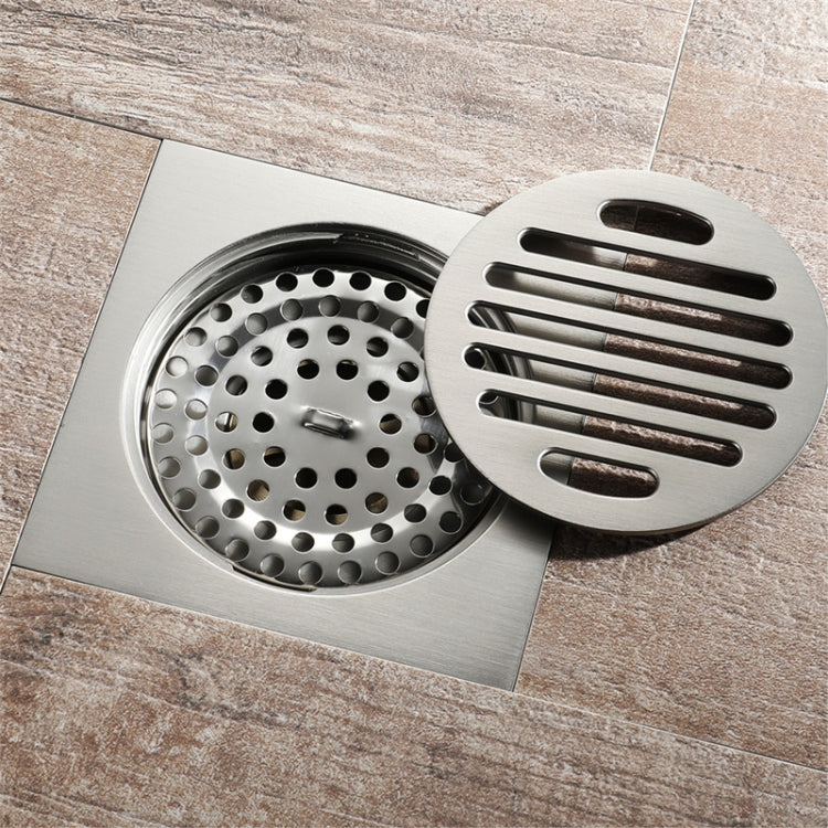 Anti Odor Floor Drain Bathroom Anti-Bug Anti-Reflux Floor Drain - Full Copper Brushed
