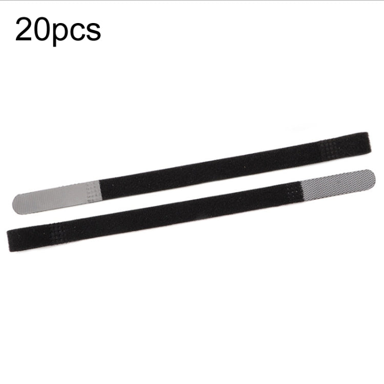 10 x 100mm 20pcs Plug Organizer Power Cord Organizing Strap Nylon Fixed P-Type Ties