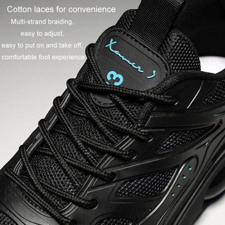 Men Air Cushion Sneakers Low Top Lace Running Shoes Mesh Breathable Sports Shoes, Size: 39
