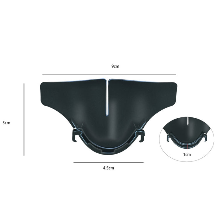 For Meta Quest 3 VR Blackout Nose Pad Mask Face Pad Cover, Spec: 2pcs /Set