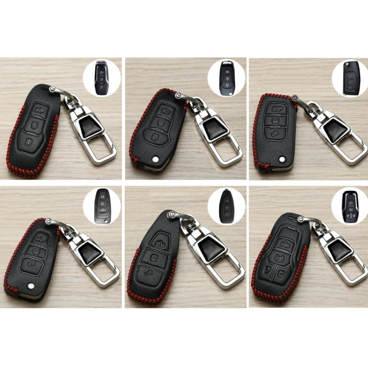 For Ford Car Key Cover Keychain Anti-lost Number Plate, Style: B