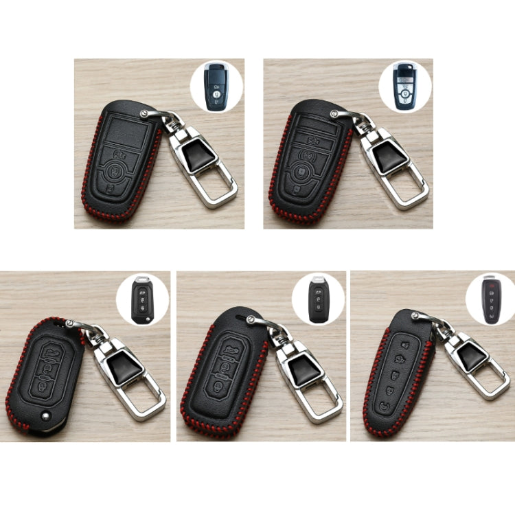 For Ford Car Key Cover Keychain Anti-lost Number Plate, Style: J
