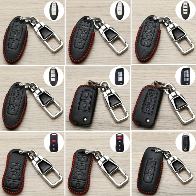 For Nissan Car Key Cover Keychain Anti-lost Number Plate, Style: B
