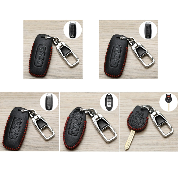 For Nissan Car Key Cover Keychain Anti-lost Number Plate, Style: I4