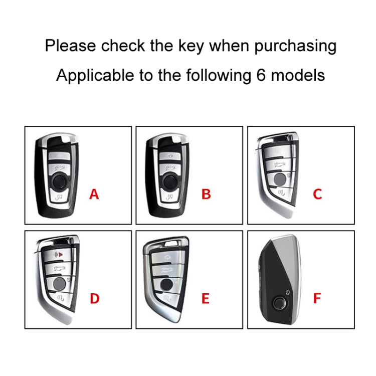 For BMW Car Key Cover Multifunctional Keychain Anti-Lost Number Plate, Style: C