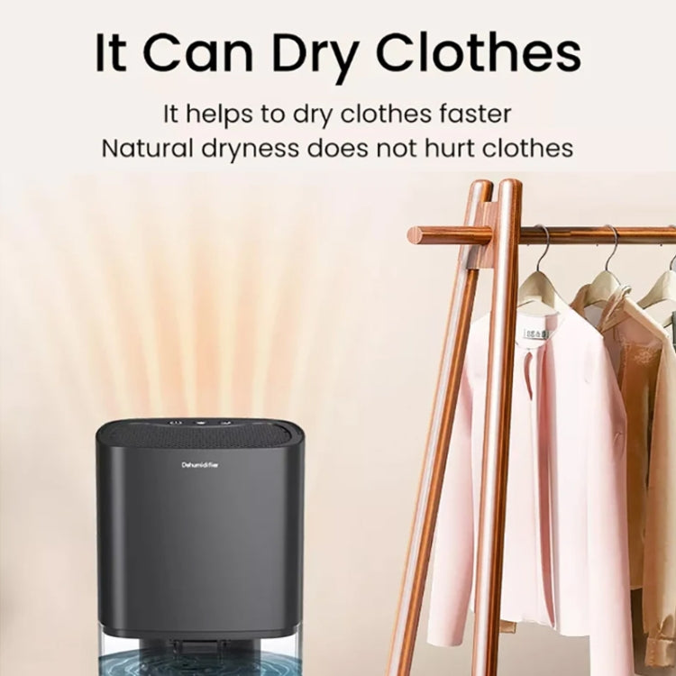 1L 36W Air Dehumidifier for Home Damp Drying Clothes with 7 colors Light EU Plug