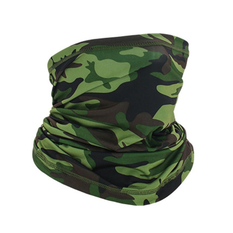 Breathable Sunscreen Silk Scarf Outdoor Fishing Neck Sleeve Cycling Mask Sports Headgear, Size: Average
