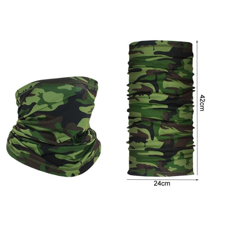 Breathable Sunscreen Silk Scarf Outdoor Fishing Neck Sleeve Cycling Mask Sports Headgear, Size: Average
