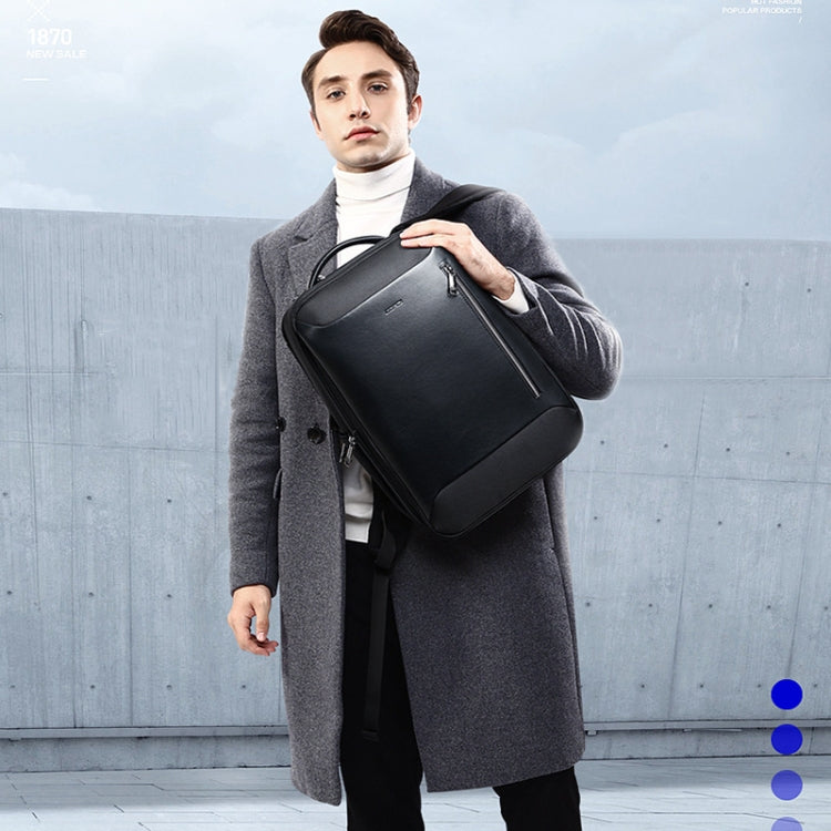 Bopai 61-19011 Large Capacity Waterproof Travel Laptop Backpack With USB+Type-C Port - Black