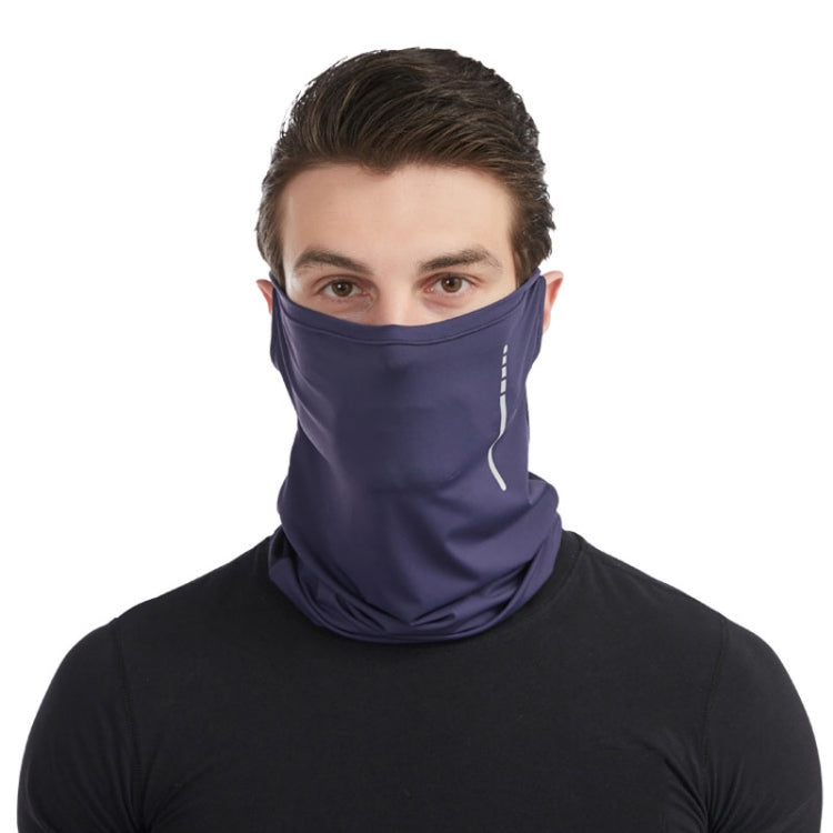Summer Motorcycle Riding Mask Windproof Hanging Ears Silk Sunscreen Face Towel Sports UV Scarf, Size: Average