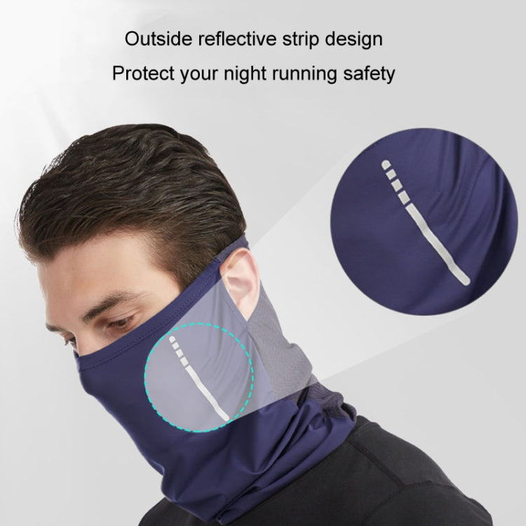 Summer Motorcycle Riding Mask Windproof Hanging Ears Silk Sunscreen Face Towel Sports UV Scarf, Size: Average