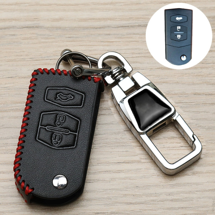For Mazda Car Key Mover Multifunctional Keychain Anti-lost Number Plate