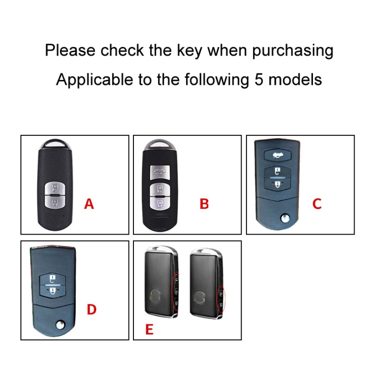 For Mazda Car Key Mover Multifunctional Keychain Anti-lost Number Plate