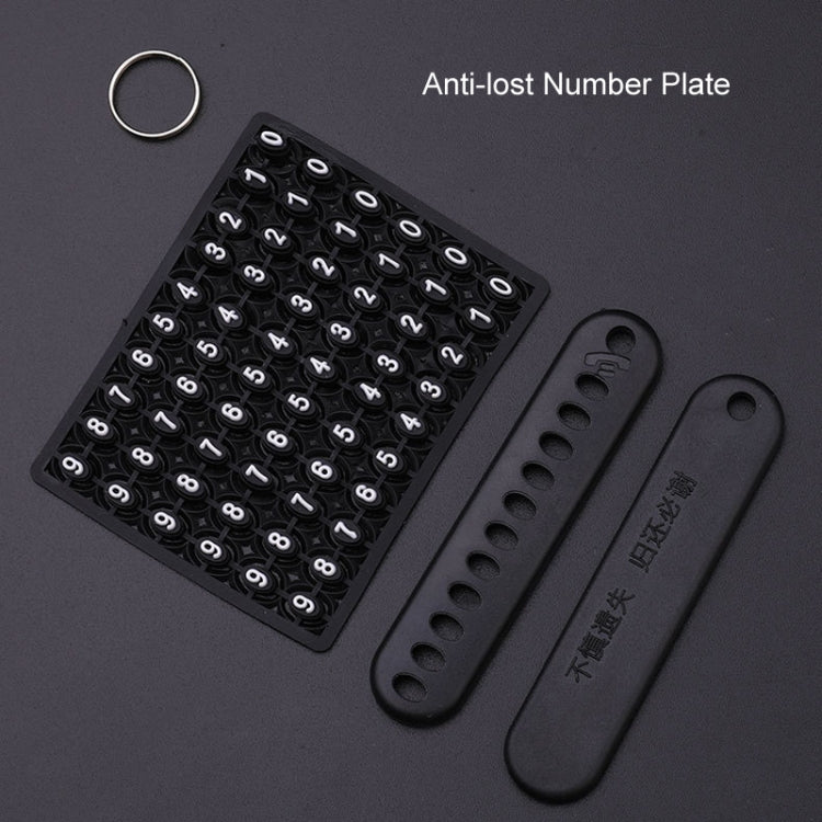 For Renault Car Key Cover Multifunctional Keychain Anti-lost Number Plate