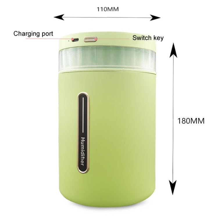 1L Home Humidifier Large Capacity Desk Aroma Mute Ambient Light Humidifier Charging Model