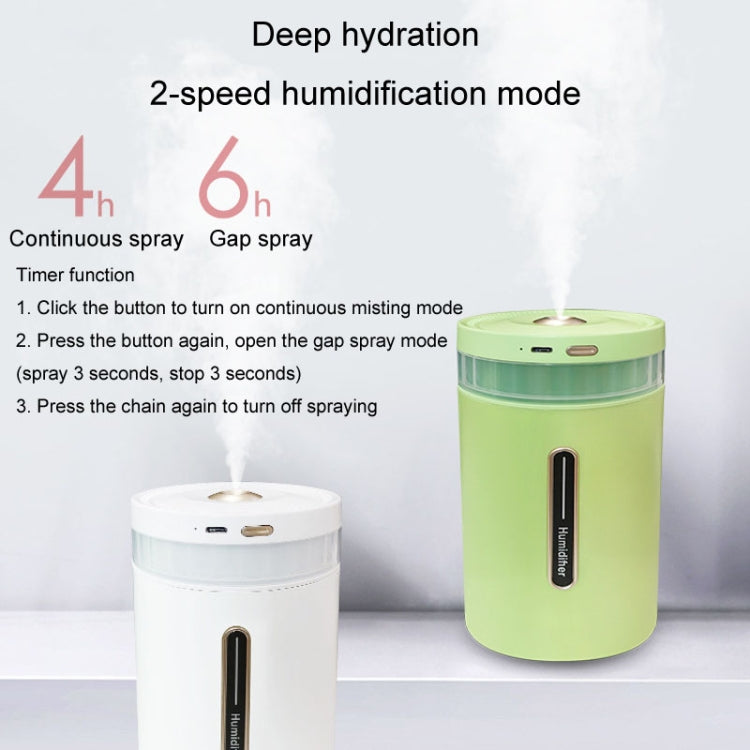 1L Home Humidifier Large Capacity Desk Aroma Mute Ambient Light Humidifier Charging Model