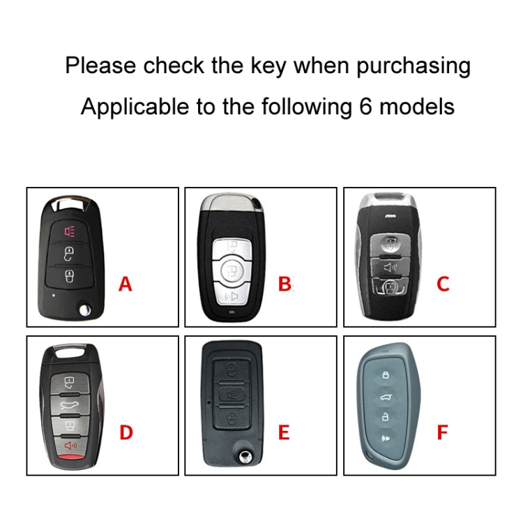 For Great Wall Haval Car Key Cover Multifunctional Keychain Anti-Lost Number Plate, Style: E